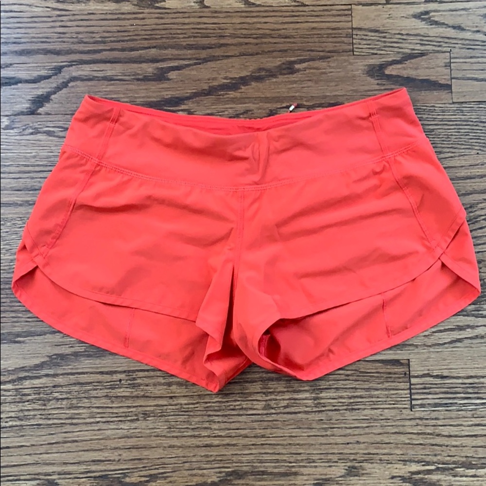 Bright Red 6 Lululemon Speed Up 2.5 inch